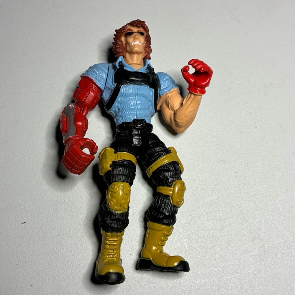 Bionic Commando Cyborg Robot 4.5" Action Figure Loose HTF